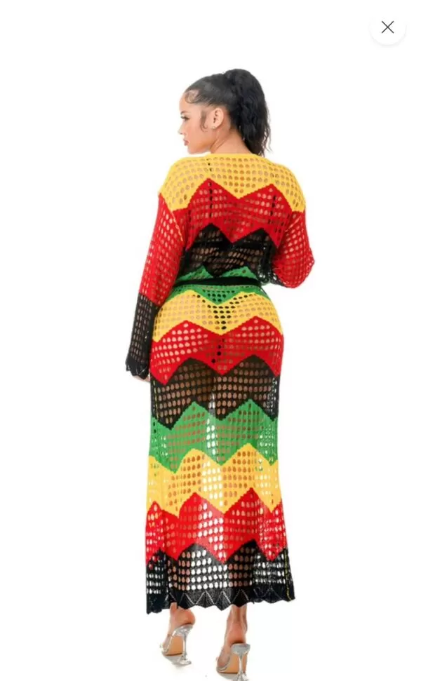 Afrocentric Crochet Duster - Image 3