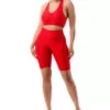 Honey Comb Racer Back Biker Short Set