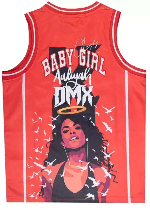 DMX & Aaliyah Basketball Jersey - Image 2